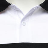 Men's Polo Shirt Color Match  Casual Style Men's Top Dinner Party Short Sleeve Men's Polo Shirt MartLion   