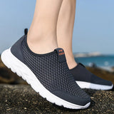 Men's Casual Shoes Slip On Sneakers Walking Mesh Classic Zapatillas Hombre Breathable MartLion   