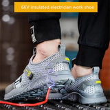 work shoes breathable safety work sneakers working summer anti-puncture men's light safe shoes MartLion   