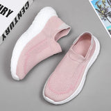 Soft-sole Walking Men's Shoes Lightweight Casual Sneakers Breathable Slip on Loafers Unisex Women MartLion   