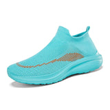Men's Socks Shoes Sneakers Unisex Spring Summer Breathable Slip-on Platform MartLion yueju 273 35 CHINA