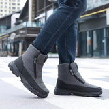 Men's Boots Winter Shoes Snow Waterproof Anti-slip Warm Thicken Plush Winter Ankle Boots Outdoor MartLion   