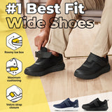  FitVille Diabetic Shoes Men's Extra Wide Width for Swollen Feet Neuropathy Diabetic Pain Relief Lightweight Walking Casual MartLion - Mart Lion
