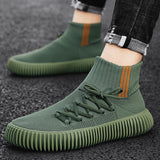 Fujeak Spring Men's Loafers Sneakers Chunky Shoes Casual Tennis Breathable Running Mart Lion   