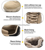 Safety Protective Boots Work Safety Shoes Men Winter Safety Boots Anti-puncture Work Shoes Steel Toe Work Boots Indestructible MartLion
