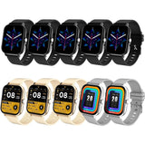 Smart Watch Android Phone 1.83" Color Screen Full Touch Dial Smart Watch Bluetooth Call Smart Watch Men's For XIaomi MartLion 5Bk2Grey3Gold 1.44 Inch 