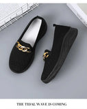 Shoes Trend Slip On Loafers Ballet Flats Ladies Sneakers Women's Summer Comfort Footwear Casual Mom Cotton MartLion   