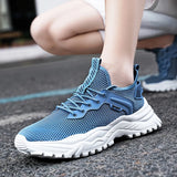 Casual Lightweight Sneakers Summer Breathable Mesh Shoes Men's Outdoor Running Footwear Non-slip MartLion   