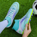  Football Boots Men's Turf Soccer Shoes Tf Fg Futsal Indoor Training Footwear Mart Lion - Mart Lion