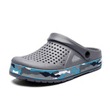 Men's Slippers Summer EVA Soft-soled Platform Slides Sandals Indoor Outdoor Walking Beach Shoes Flip Flops Shoes MartLion Gray 40(25.0CM) 
