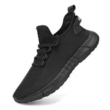Men's Shoes Summer Men's Sports Non-slip Casual Breathable Tennis Shoes Comfortable MartLion Black 39 