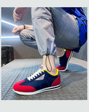 Retro Low Sneakers Men's Breathable Flat Casual Brand Sneakers Outdoor Jogging Shoes Zapatillas De Hombre MartLion   