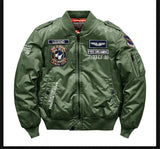 Bomber Jacket Men's Air Force MA 1 Military Baseball Jacket Coat Thick Cargo Jacket Clothing MartLion   