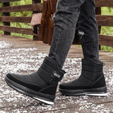 Winter Men's Boots Plush Warm Snow Waterproof Outdoor Winter Sneakers MartLion   