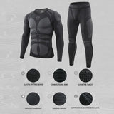 Men's Sport Thermal Underwear Suits Outdoor Cycling Compression Sportswear Quick Dry Breathable Clothes MartLion   