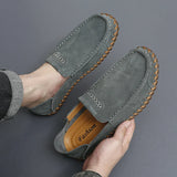 Leather Men Loafers Super Soft Casual Shoes For Men Slip On Male MartLion   