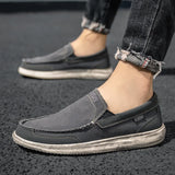 Summer Men's Canvas Boat Shoes Outdoor Lightweight Convertible Slip-On Loafer Casual Beach MartLion   