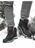 Men's Winter Snow Boots  Waterproof Sneakers Warm Plush Climbing Boots MartLion   