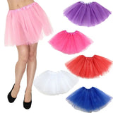 Women Summer Vintage Tulle Skirt Adult Fancy Ballet Dancewear Party Costume Ball Gown Mini Skirt MartLion   