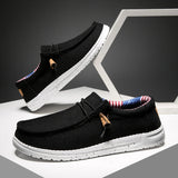 Men Casual Shoes Slip on Canvas Loafers  Walking Flats  Man  Non Slip Soft Moccasins Sneakers Summer MartLion   