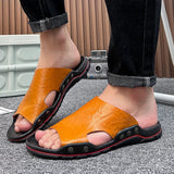 Men's Slides Slippers Summer Outside Men Sandals Breathable Classics Beach Slipper Flip Flop Anti-slip Casual Mens Shoes MartLion