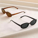 Oval Rectangle Sunglasses Ladies Summer Beach Glasses Trendy Vintage Eyewear Men's Women's Travel Shades MartLion   
