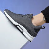 Sneakers Men Height Increase Insoles 6cm Elevator Shoes Taller Heel Lift Plus Size 37-46 MartLion   