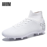 Football Boots Men's Soccer Shoes Sneakers Non Slip Abrasion Resistant Elastic Protect MartLion   