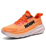 Running Shoes Men's Casual Sneakers Cushioning Basic Walking Outdoor Sports Lightweight MartLion Orange 36 