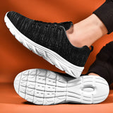 Men's Lace Up Knit Sneakers Casual Outdoor Athletic Running Walking Gym Sports Outdoor Male Women Breathable Shoes MartLion