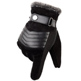 Touch Screen Winter Warm Men's Gloves Leather Casual Gloves Mittens for Men Outdoor Sport Full Finger Glove MartLion   