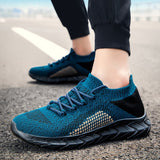  Light Casual Running Shoes Men's Unisex Comfot Mesh Sock Sneakers Women Summer Breathable Athletic Jogging Walking Mart Lion - Mart Lion