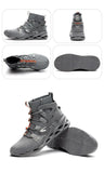 Man's Shoes Puncture-Proof Work Sneakers Lightweight Work Steel Toe Safety Boots Indestructible MartLion   