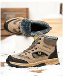 winter work shoes puncture proof warm safety men's work shoes waterproof sneakers with steel toe anti-slip boots MartLion   