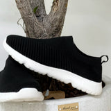 Women Shoes Knitting Sock Sneakers Women Summer Slip On Flat Shoes Women Loafers Flats Walking Shoes MartLion