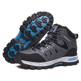 Super Warm Winter Hiking Shoes With Fur Waterproof Outdoor Hiking Boots Man Sneakers Antiskid Trekking Shoes MartLion   