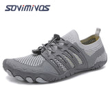 Light Men's Jogging Minimalist Shoes Summer Running Barefoot Beach Fitness Sports Sneakers Mart Lion D03-GRAY 39 