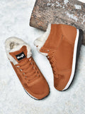 Men Snow Boots Outdoor No Slip Winter Ankle Boots Lightweight Hight Top Sneaker Warm Plush Women Footwear Hiking Boots MartLion