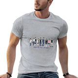 T-Shirt sweat shirts short kawaii clothes for men's MartLion Gray S 
