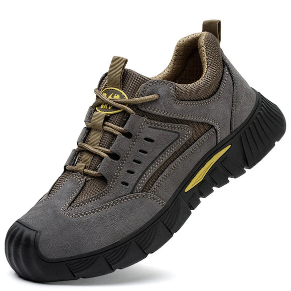 Winter Boots Men's Indestructible Shoes Insulated 6kV Safety Puncture-Proof work Security Protective MartLion Brown 43 
