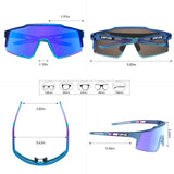 Cycling Glasses TR90 Frame Men's Women Outdoor Sports Sunglasses Cycling Driving Baseball Running MartLion   