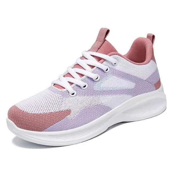 Spring Women's Casual Sneakers Elegant Luxury Outdoor Sport Running Shoes Platform Tennis Aesthetic MartLion Pink 38 