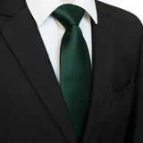 Classic 8cm ties Men's Solid Color Necktie pink Red yellow Satin Ties Wedding Party Tie Gift MartLion 006  