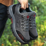 Men's Hiking Shoes Waterproof Warm Sneakers Climbing Casual Non-slip Wear-resistant Outdoor Travel MartLion   