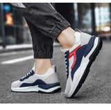 Breathable Men's Sport Sneakers Adults Trainers Athletic Outdoor Walking Fitness PU Casual Shoes Zapatillas Hombre Mart Lion   