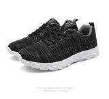 Men's Lace Up Knit Sneakers Casual Outdoor Athletic Running Walking Gym Sports Outdoor Male Women Breathable Shoes MartLion