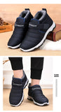 Cotton Shoes Winter Couple Cotton Boots plus Velvet Warm Leisure Snow Women Mart Lion   