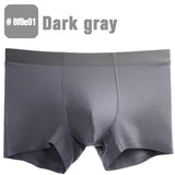 Boxers Men’S Underwear Men's Cotton Boxer Shorts Men Boxer Pants Corners Loose Breathable MartLion DARK GREY 4XL(90-100KG) 1pc