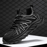 Trendy Sneakers Outdoor Casual Running Shoes Comfort Footwear Breathable Lightweight Mesh Men's MartLion   