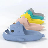 Trendy Women's Sandals Shark Slippers Men Flat Sandals Summer Outdoor EVA Beach Home MartLion   